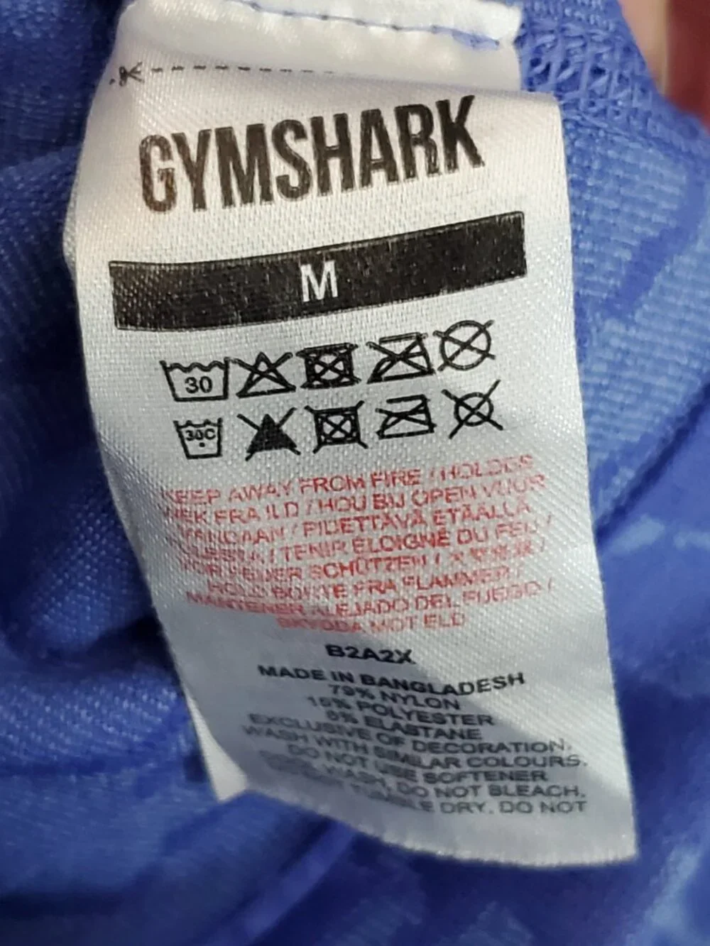 Gymshark Women Activewear Shorts M Purple Adapt Animal Seamless Cycling Logo 8